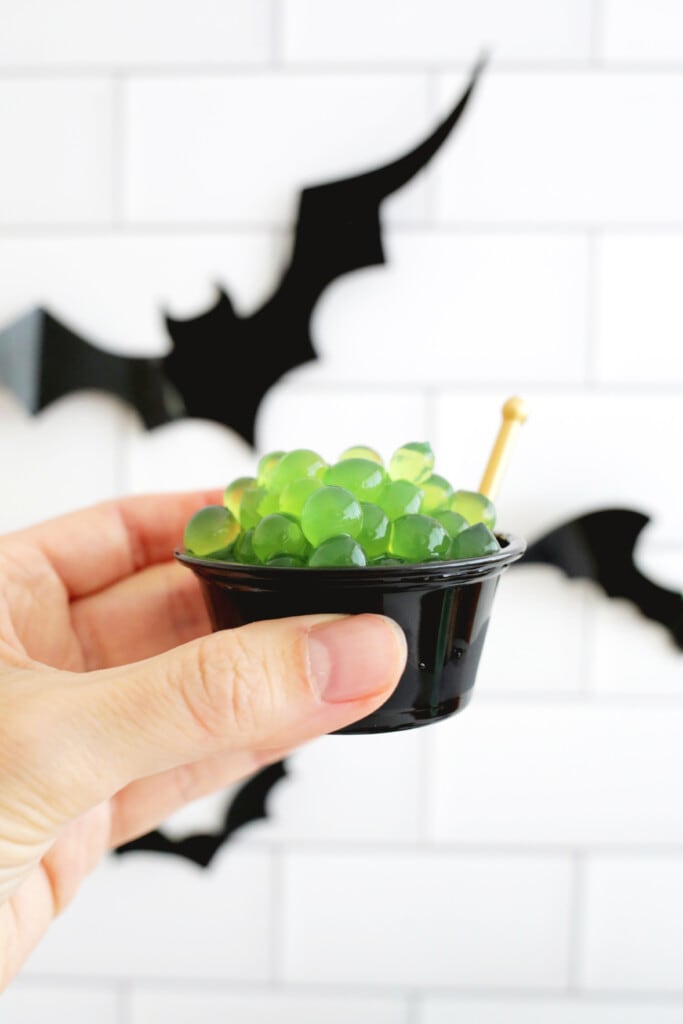 witch's cauldron jello shot for halloween